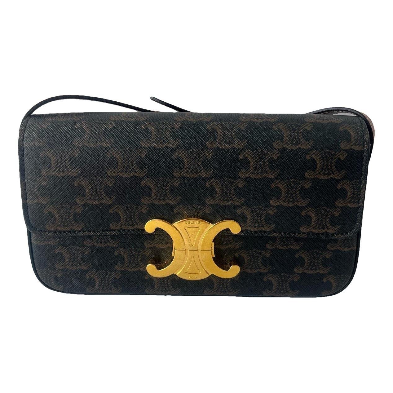 Triomphe Long leather handbag