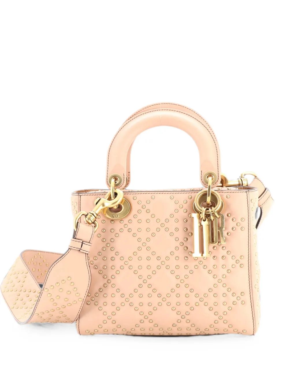 Supple Lady Dior Bag Cannage Studded Lambskin Small crossbody bag