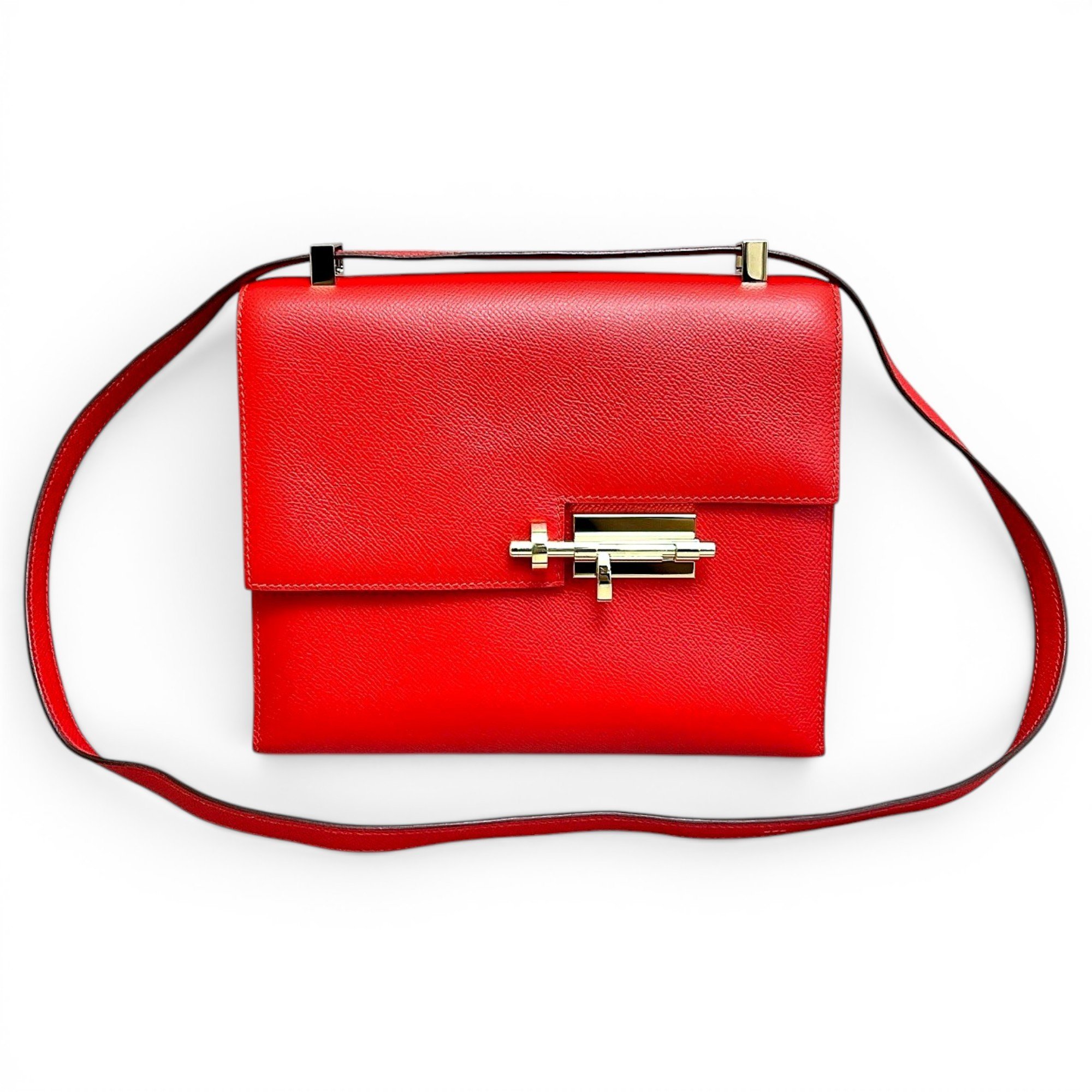 Verrou leather handbag