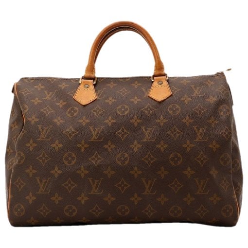 Speedy leather handbag