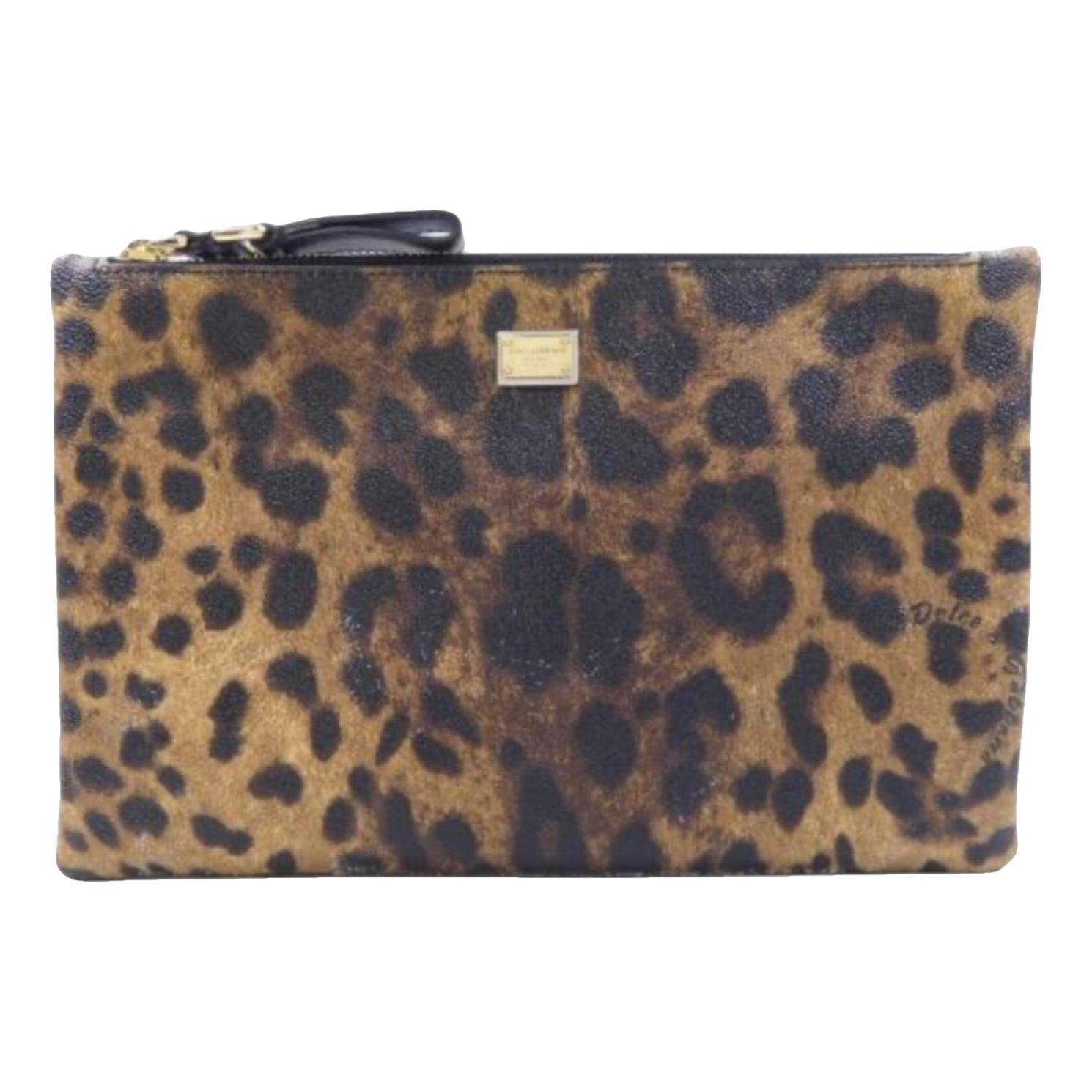 Dolce & Gabbana Leather clutch bag