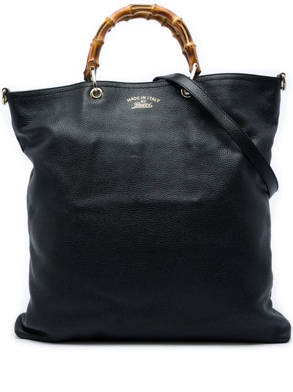 2016-2026 Calfskin Bamboo Shopper satchel