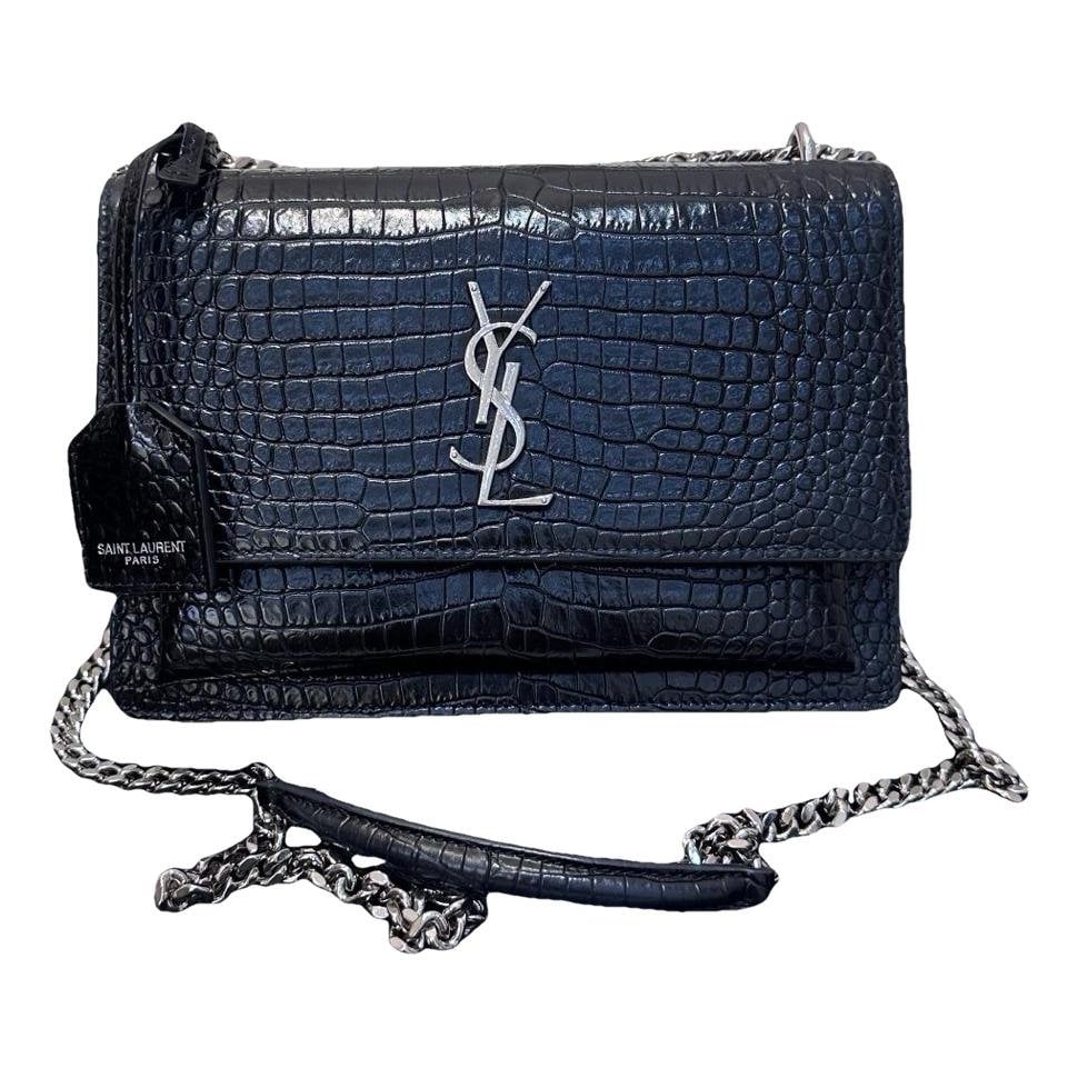 Sunset leather handbag