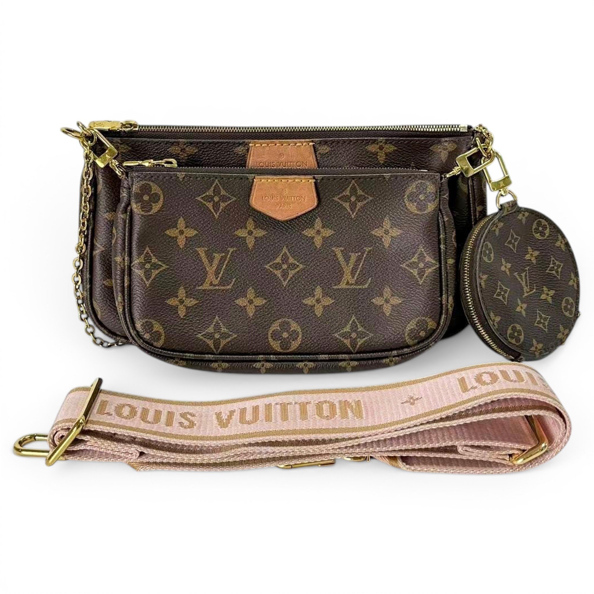 Multi Pochette Accessoires leather handbag