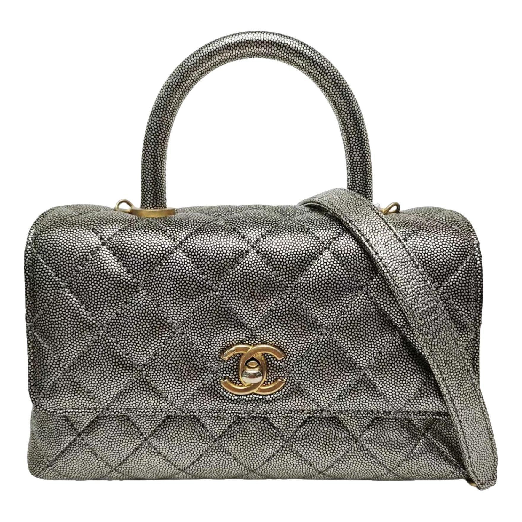 Coco Handle leather handbag