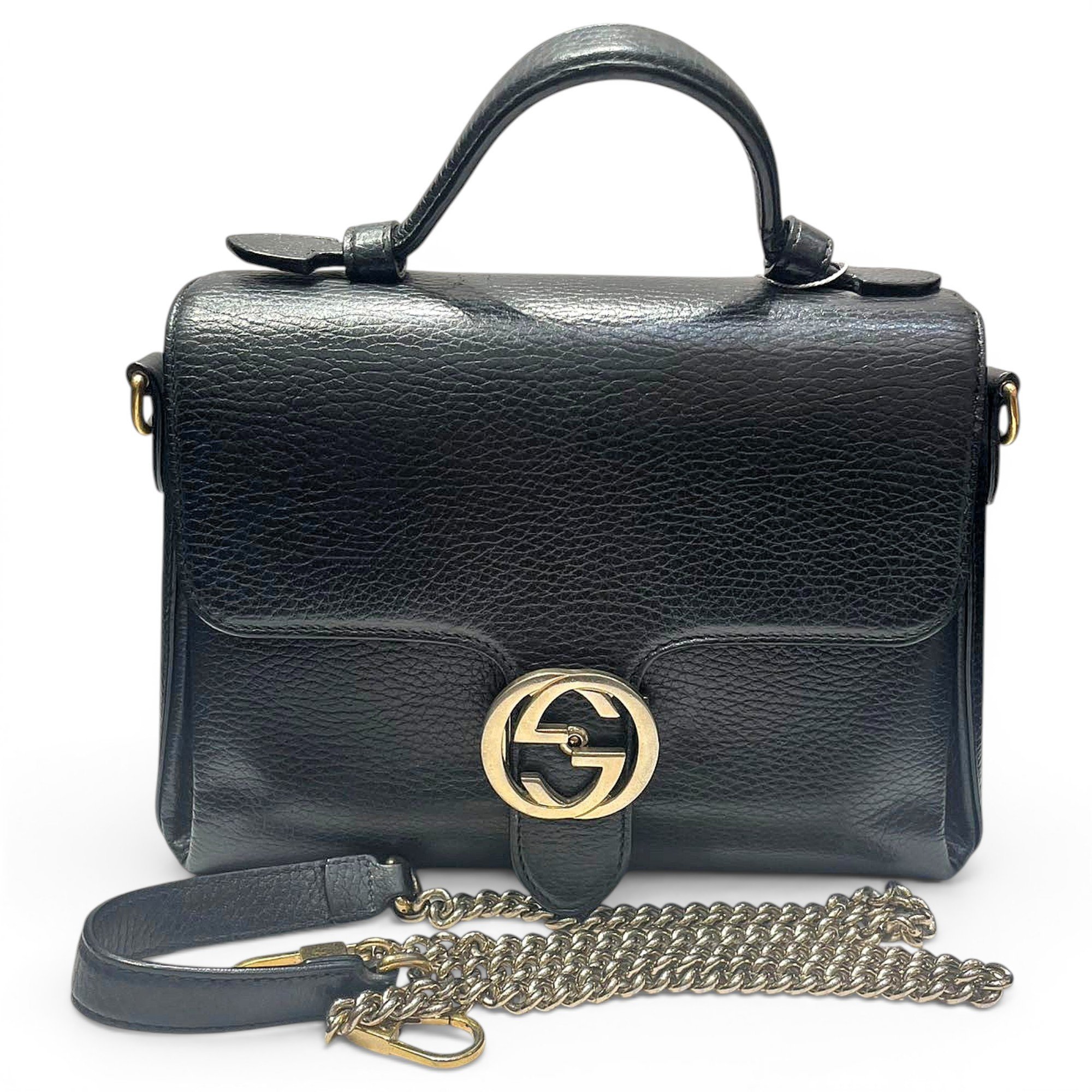 Leather handbag