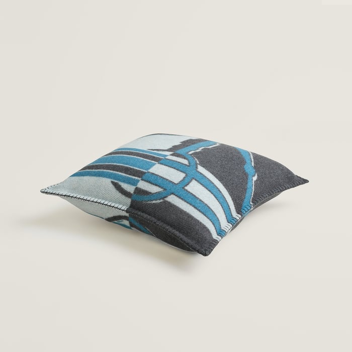 Indigo Tatersale Pillow