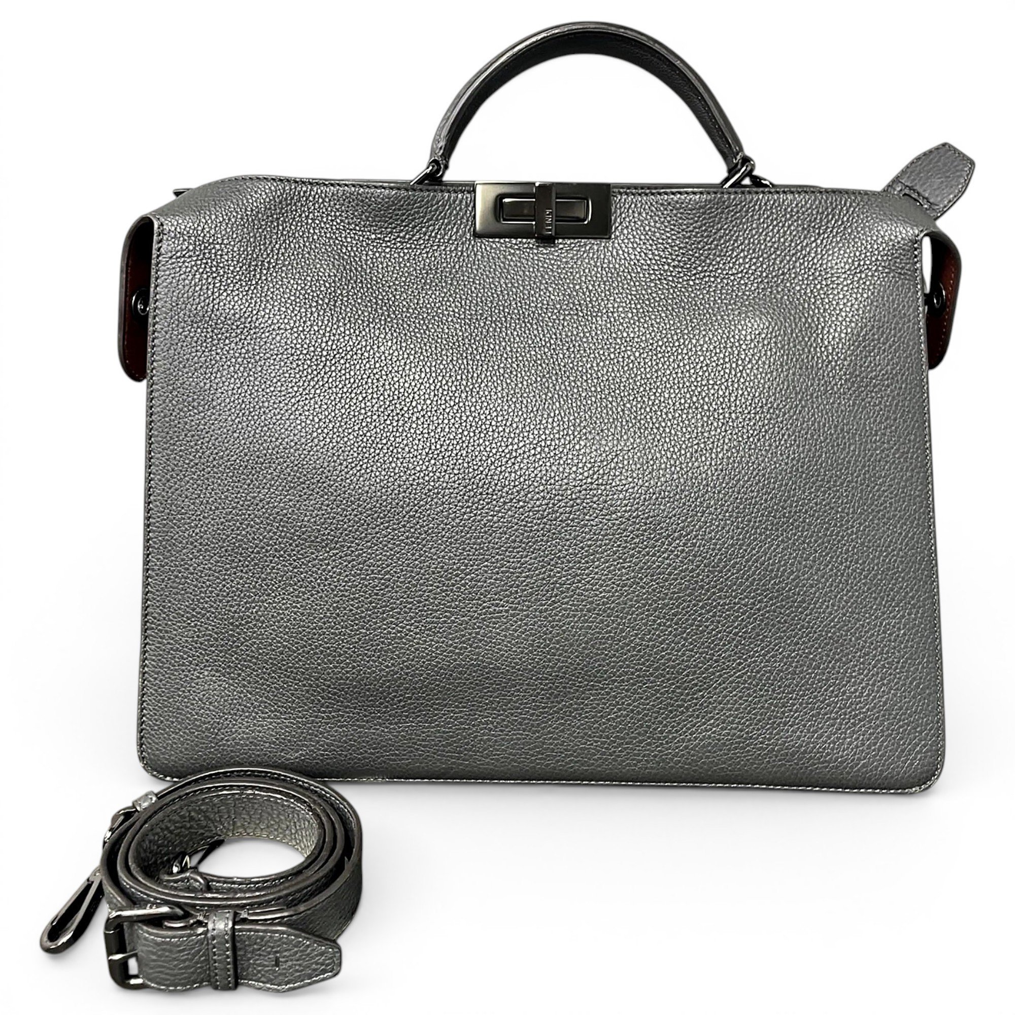 Peekaboo leather crossbody bag