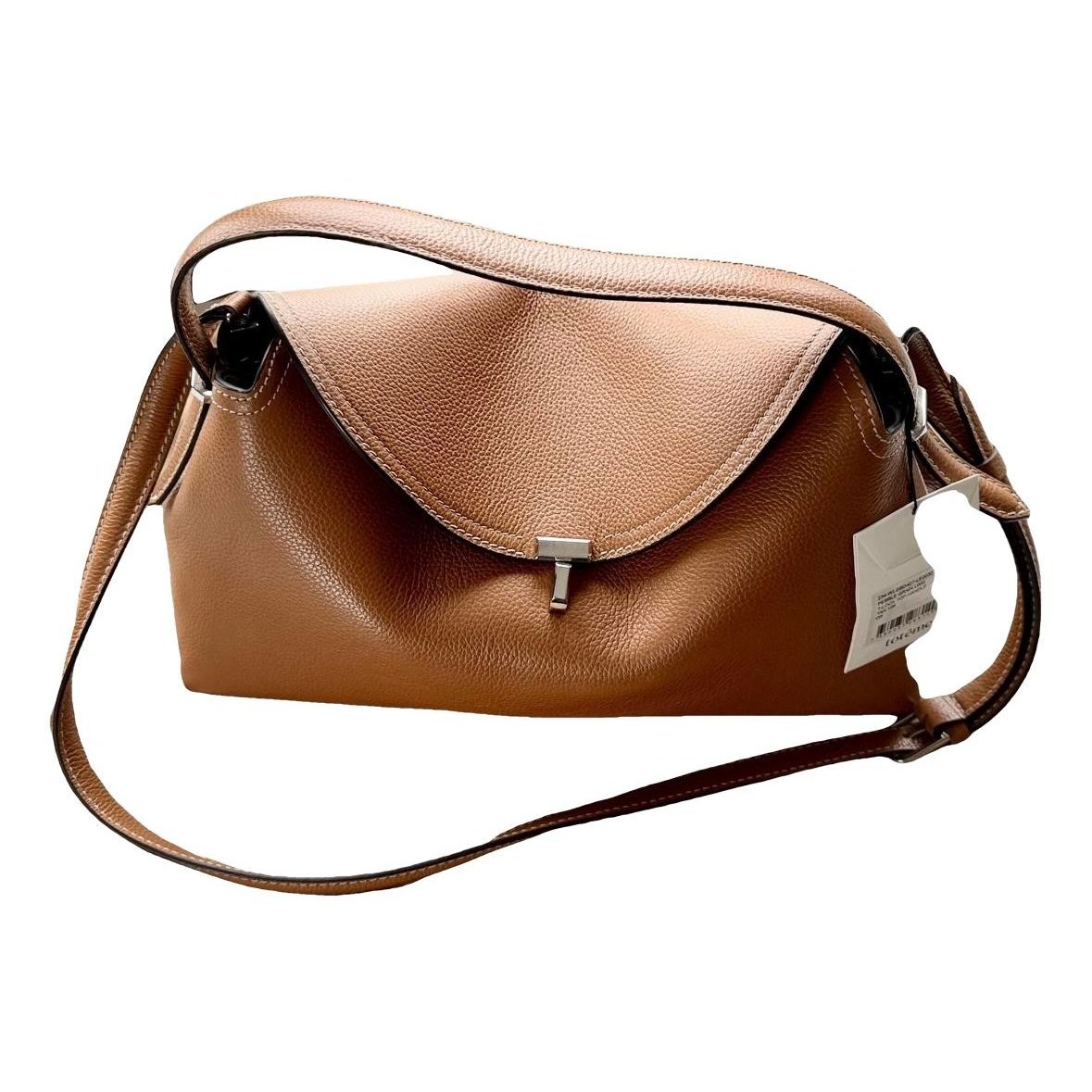 Toteme T-Lock leather handbag
