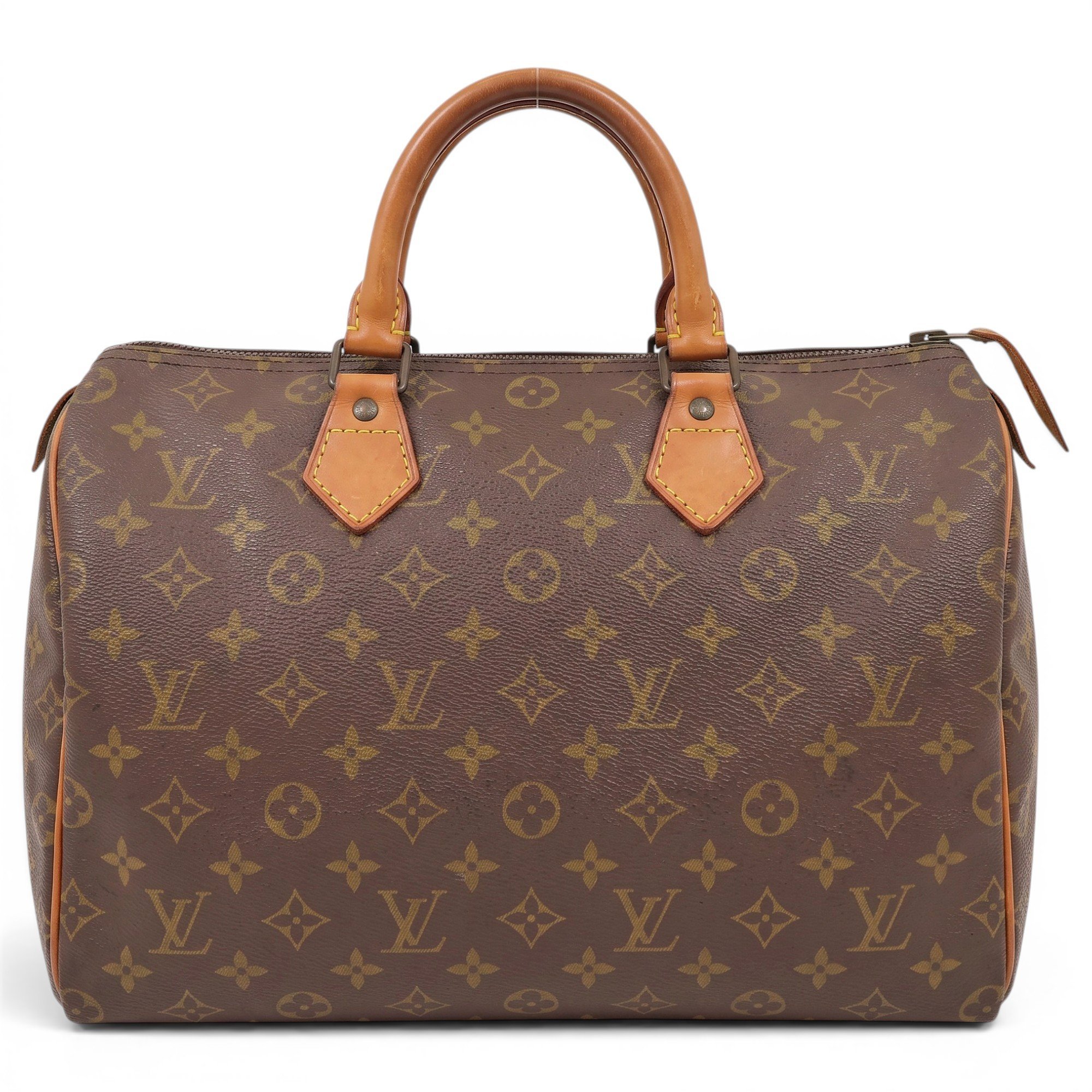 Speedy leather handbag
