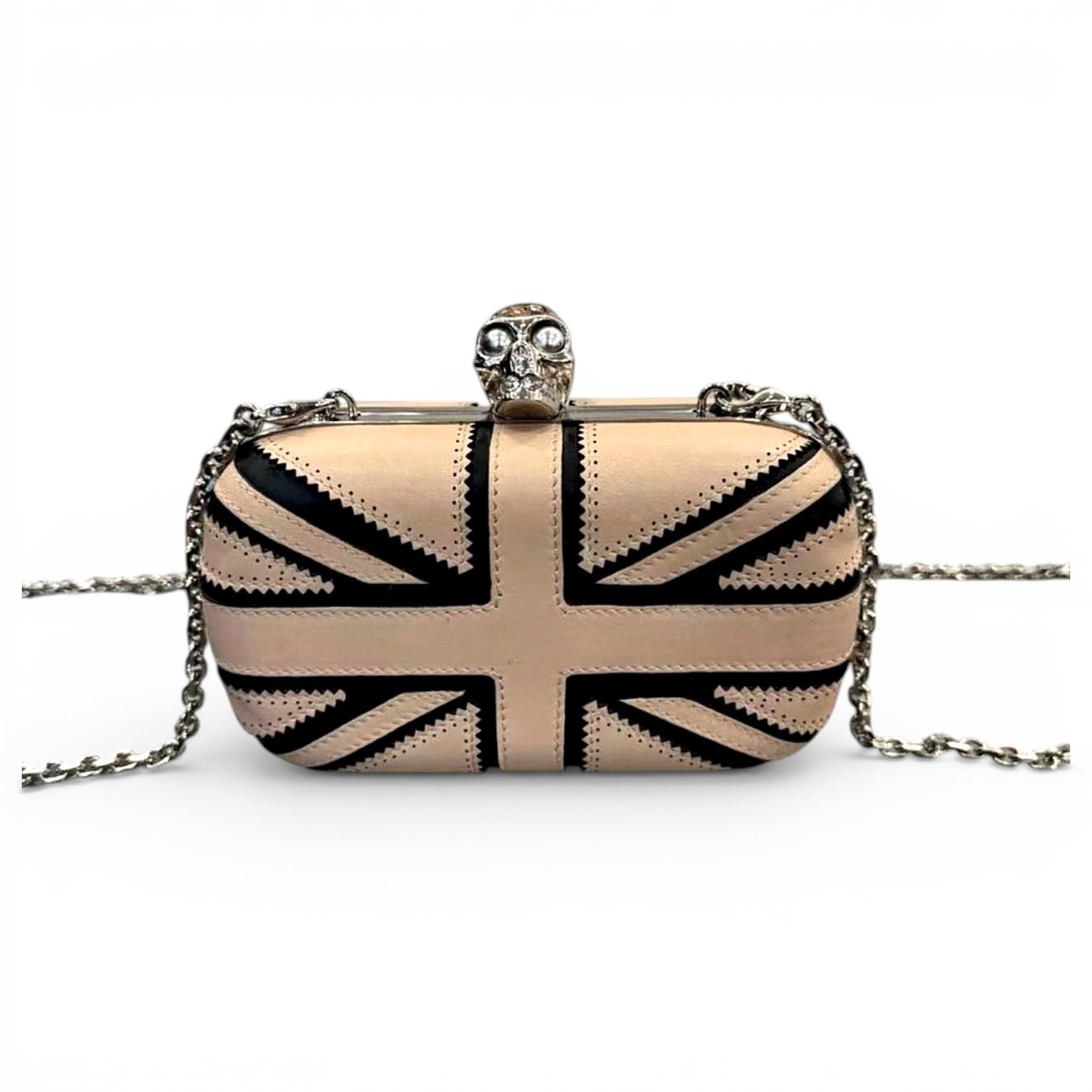 Skull clutch bag
