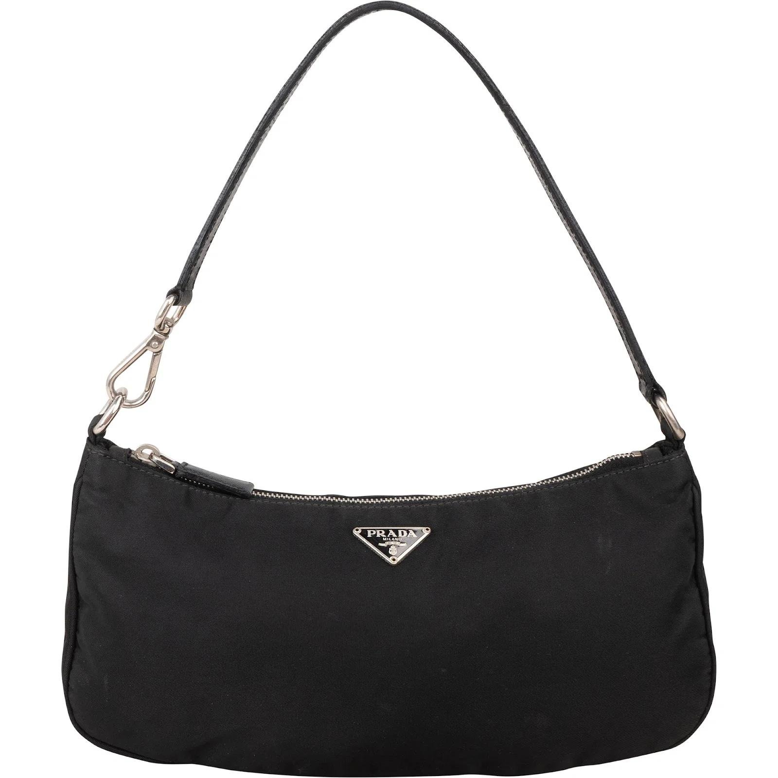 Triangle leather handbag