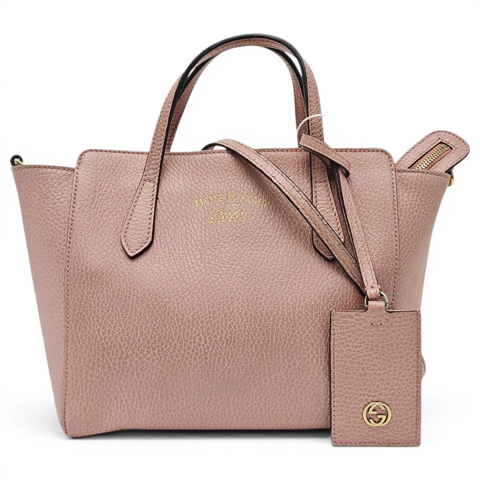 Swing leather handbag