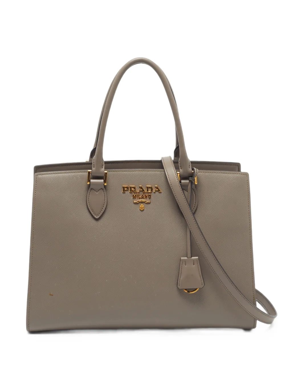 Saffiano-leather tote bag