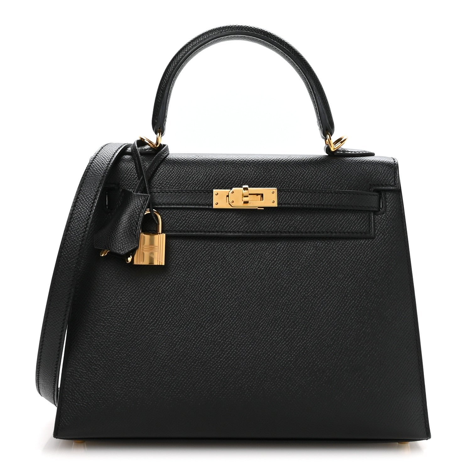 Hermes Epsom Kelly Sellier 25 Black