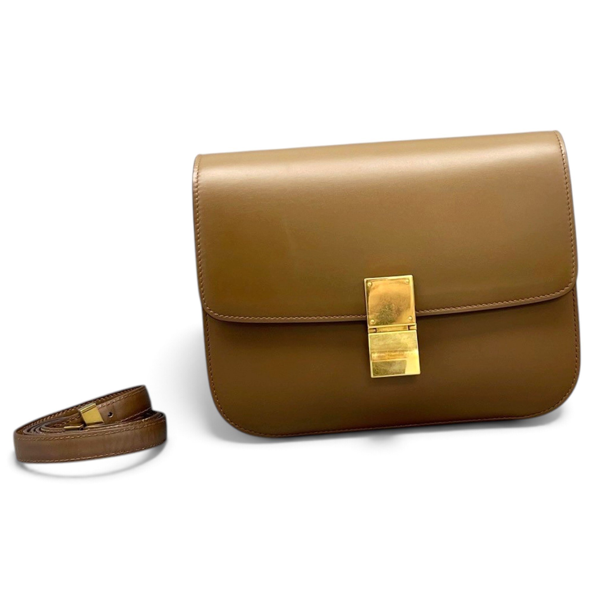 Classic leather handbag