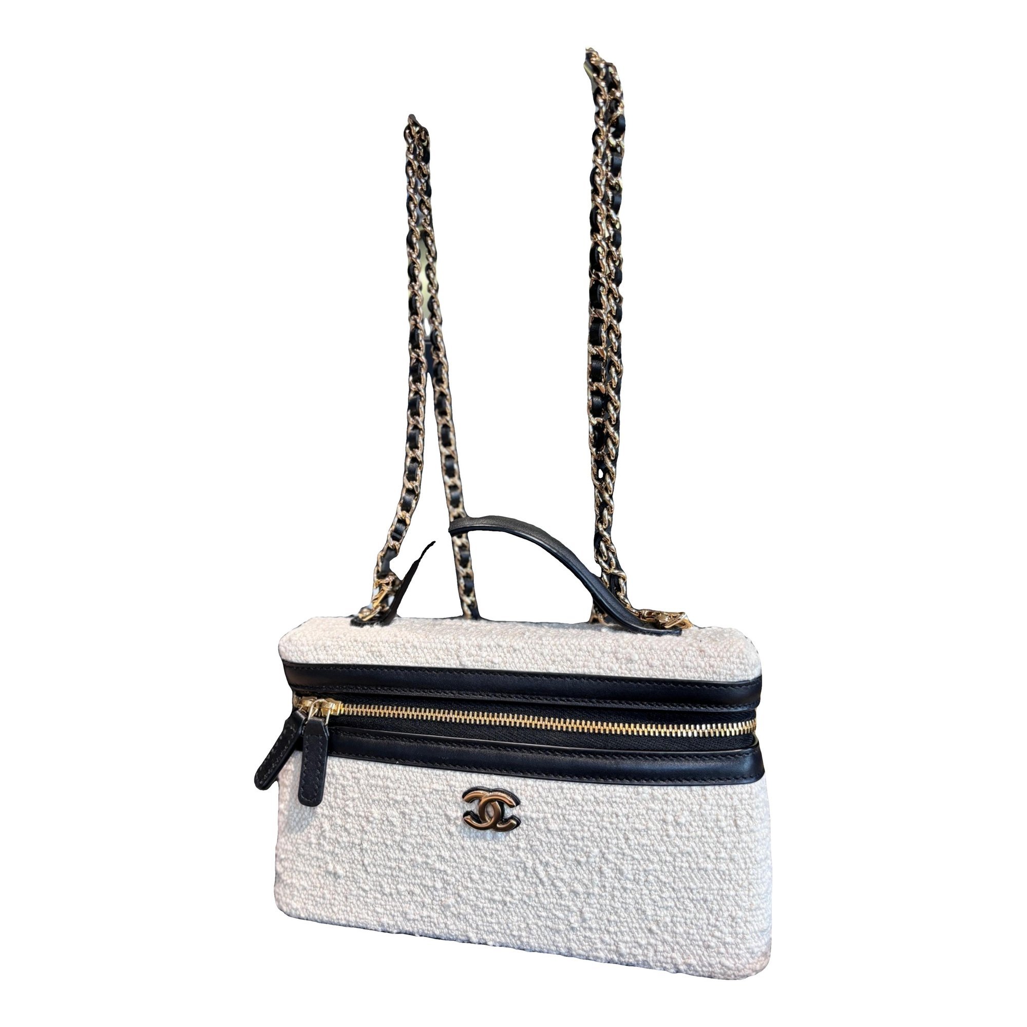 Vanity tweed handbag