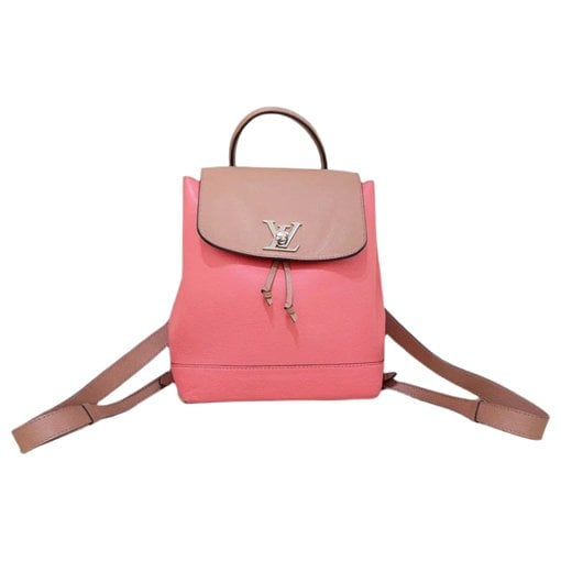 Lockme leather backpack