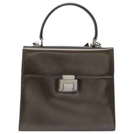 Patent leather handbag