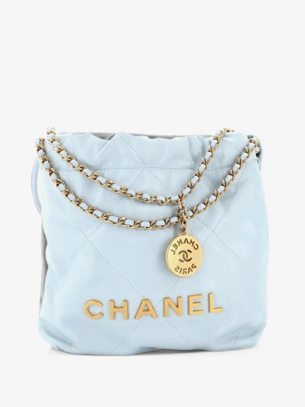 22 Chain Hobo Quilted Calfskin Mini crossbody bag