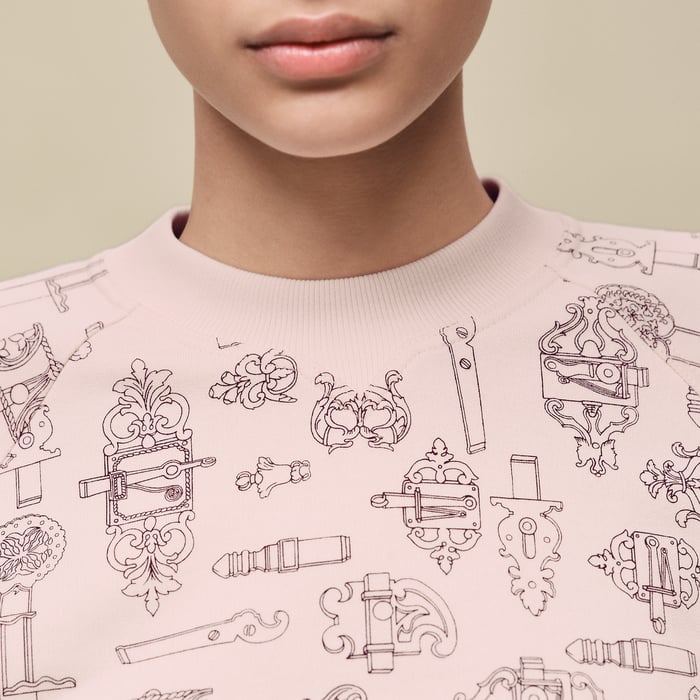 Rose Opaline "Ferronnerie Remix" Sweatshirt