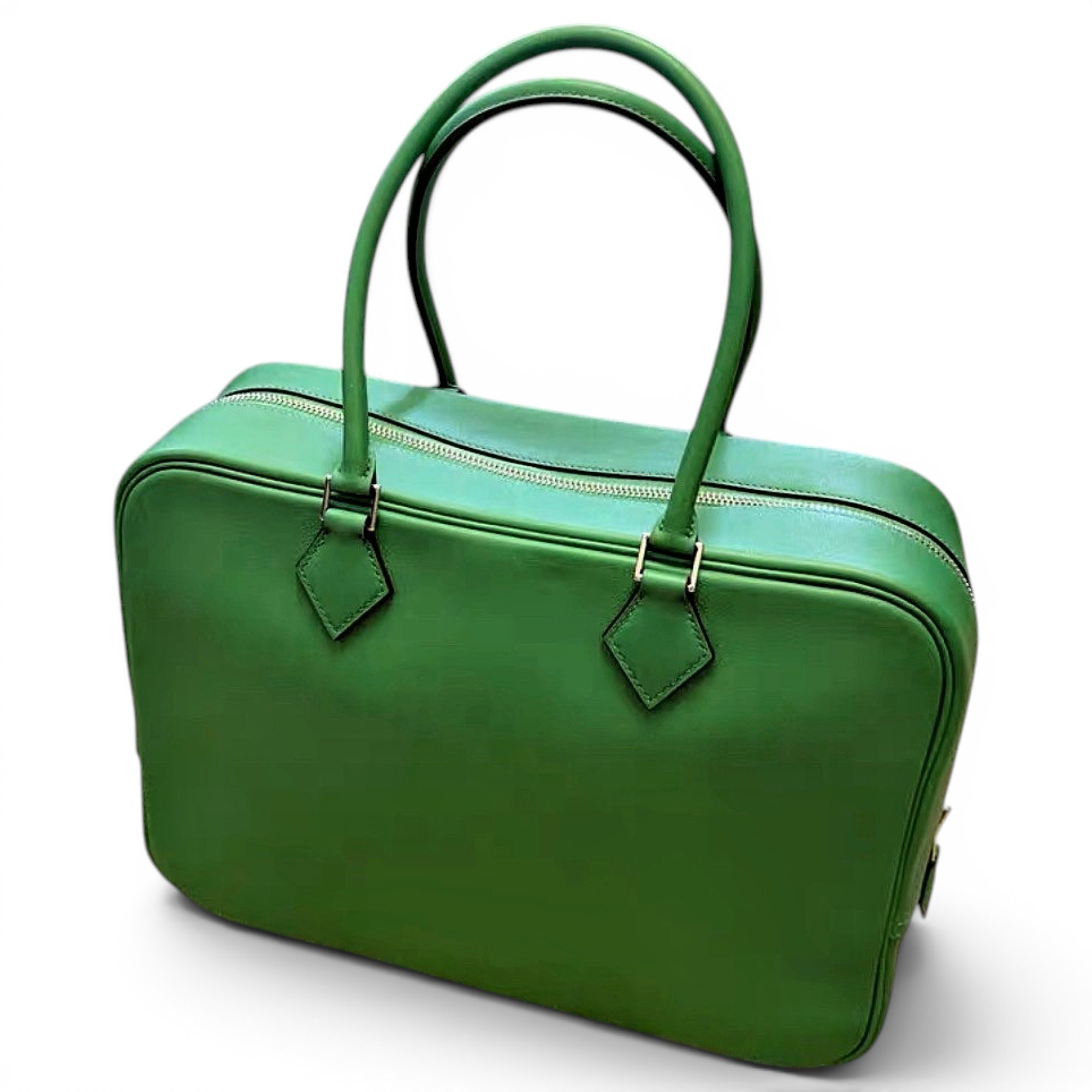 Plume leather handbag