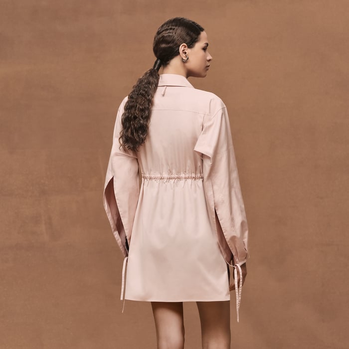 Rose Palomino Drawstring Shirt