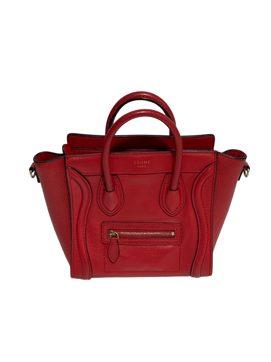Nano Luggage leather handbag
