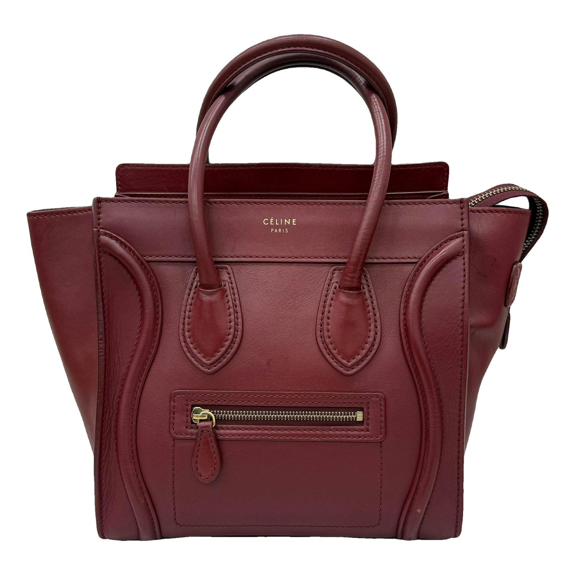 Luggage leather handbag