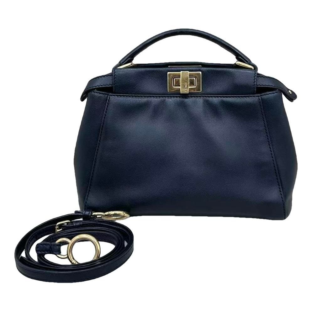 Peekaboo leather handbag