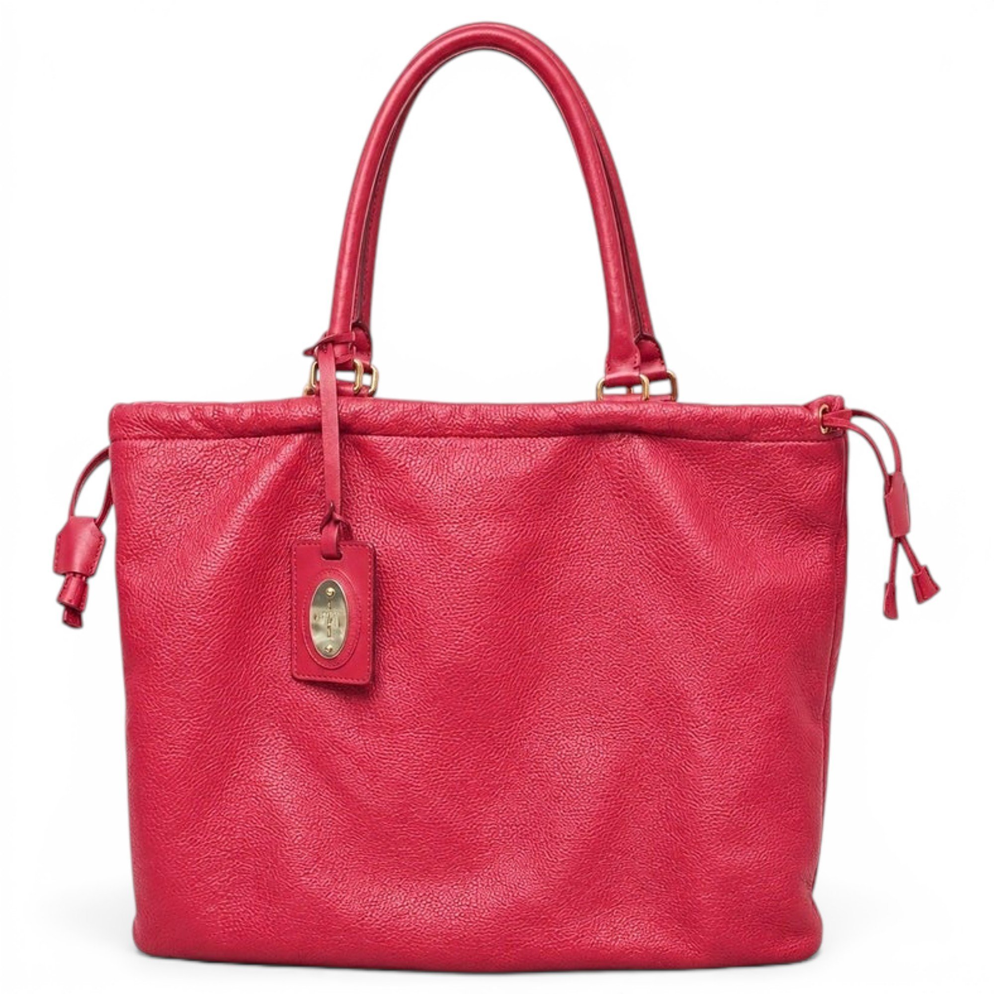Leather tote