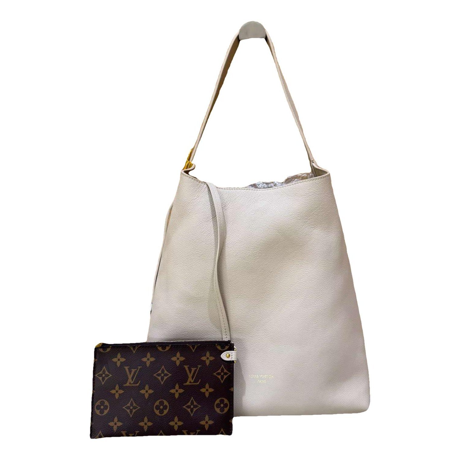 Low Key Hobo leather handbag