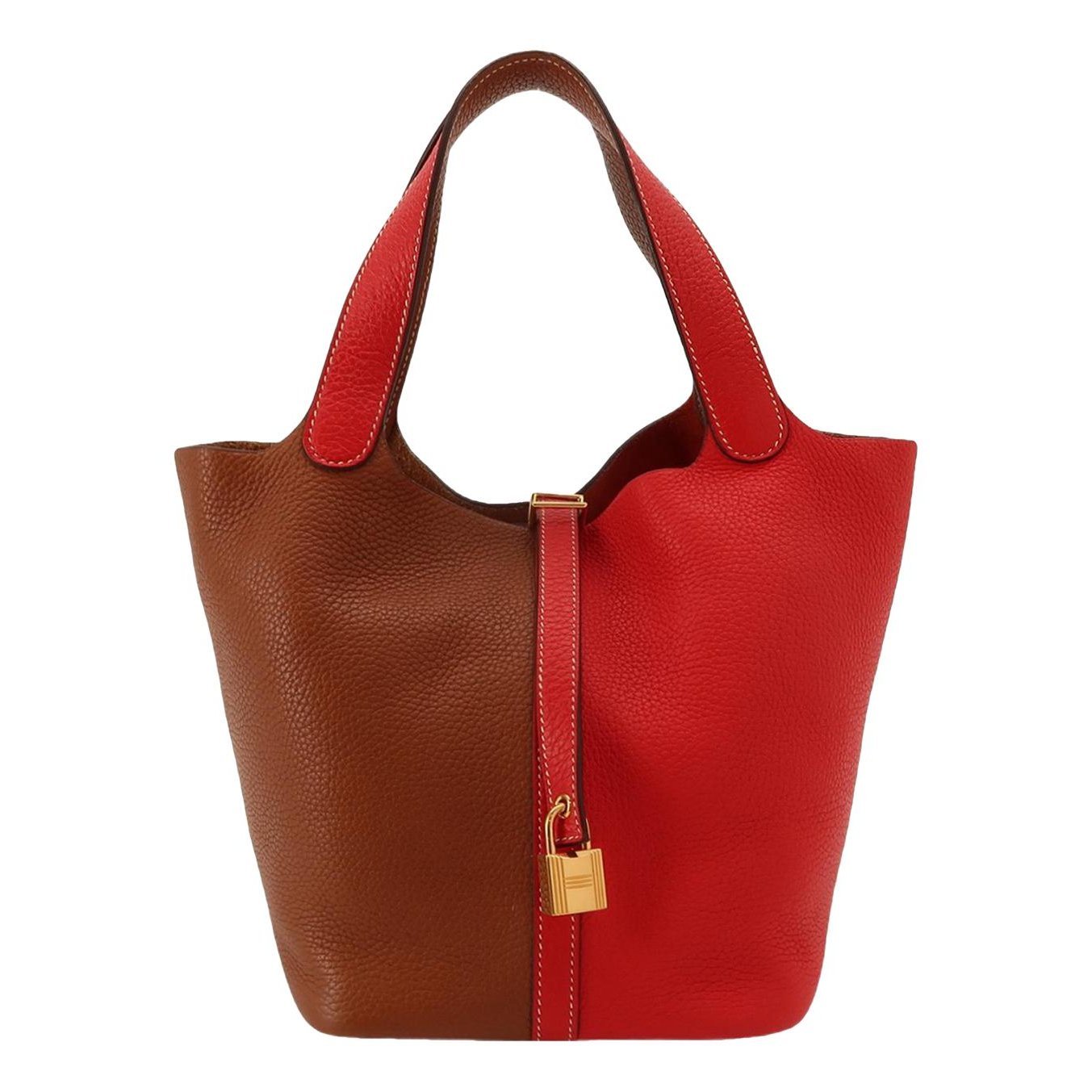 Picotin leather handbag