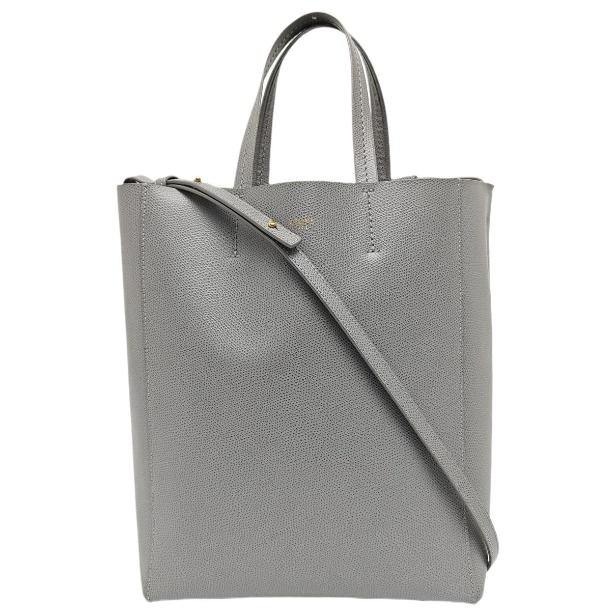 Cabas leather handbag
