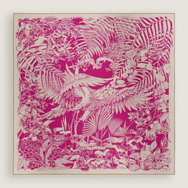 Flamingo Party Tattoo shawl 140