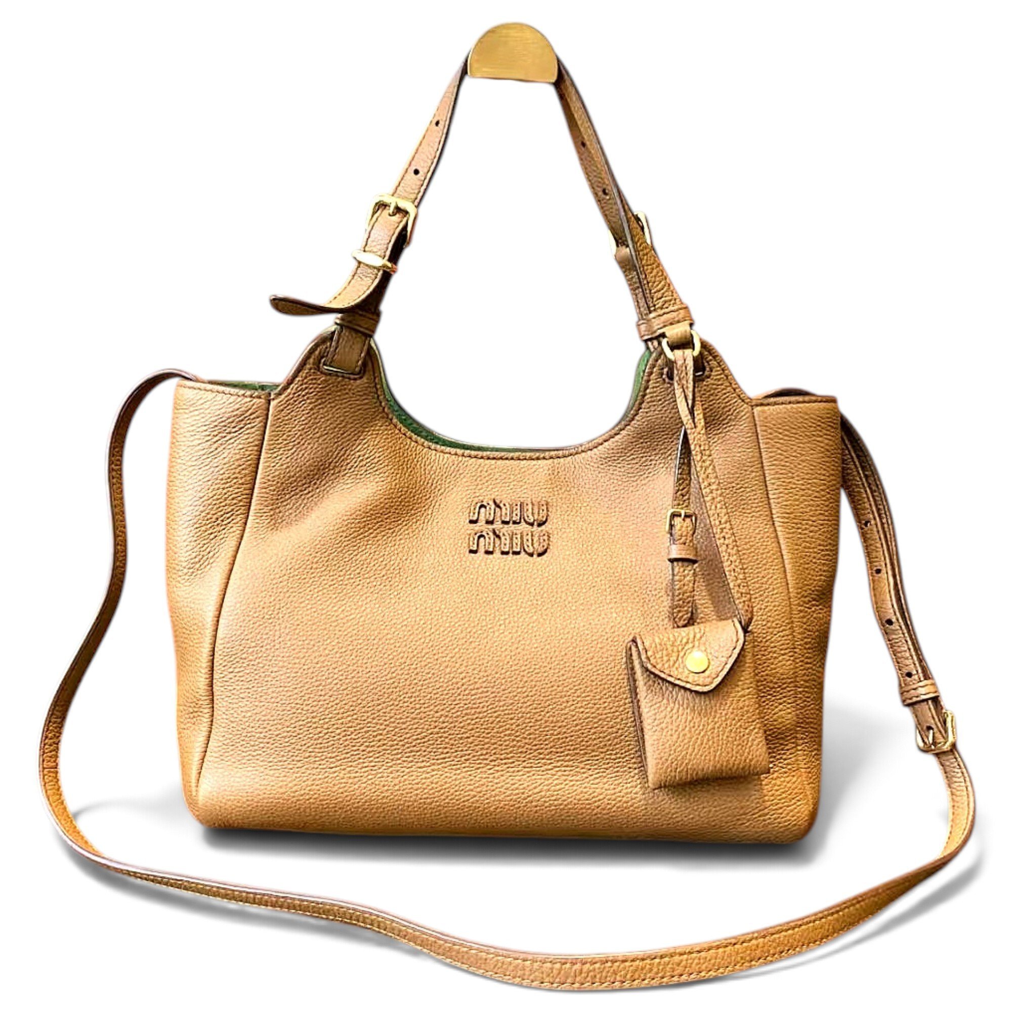 Leather handbag