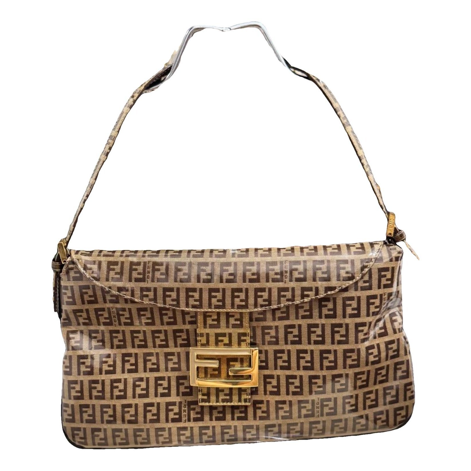 Baguette vinyl handbag