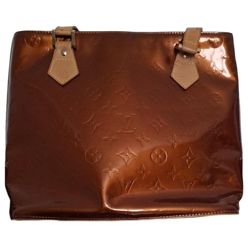 Houston patent leather tote