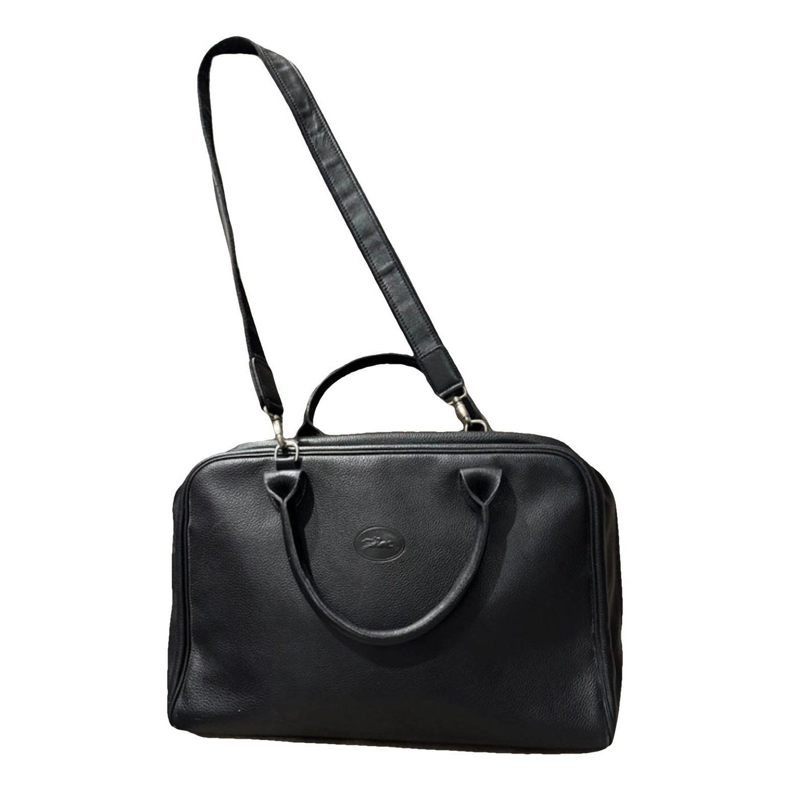 Leather travel bag