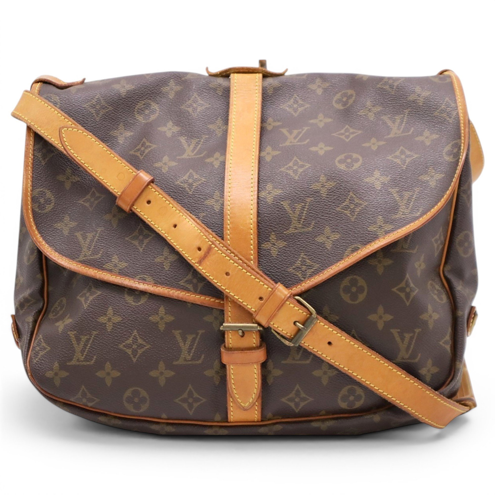 Saumur leather crossbody bag