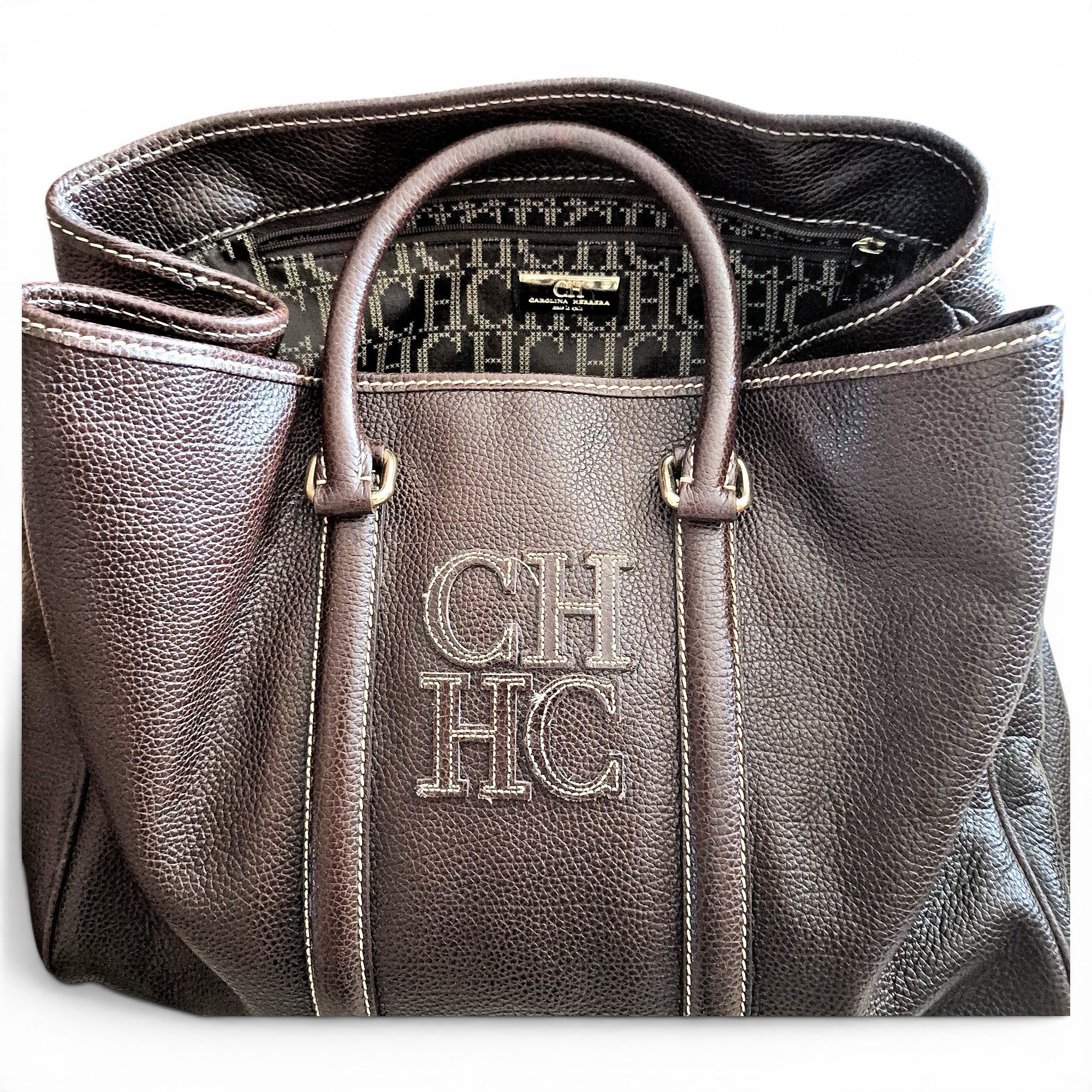 Leather handbag