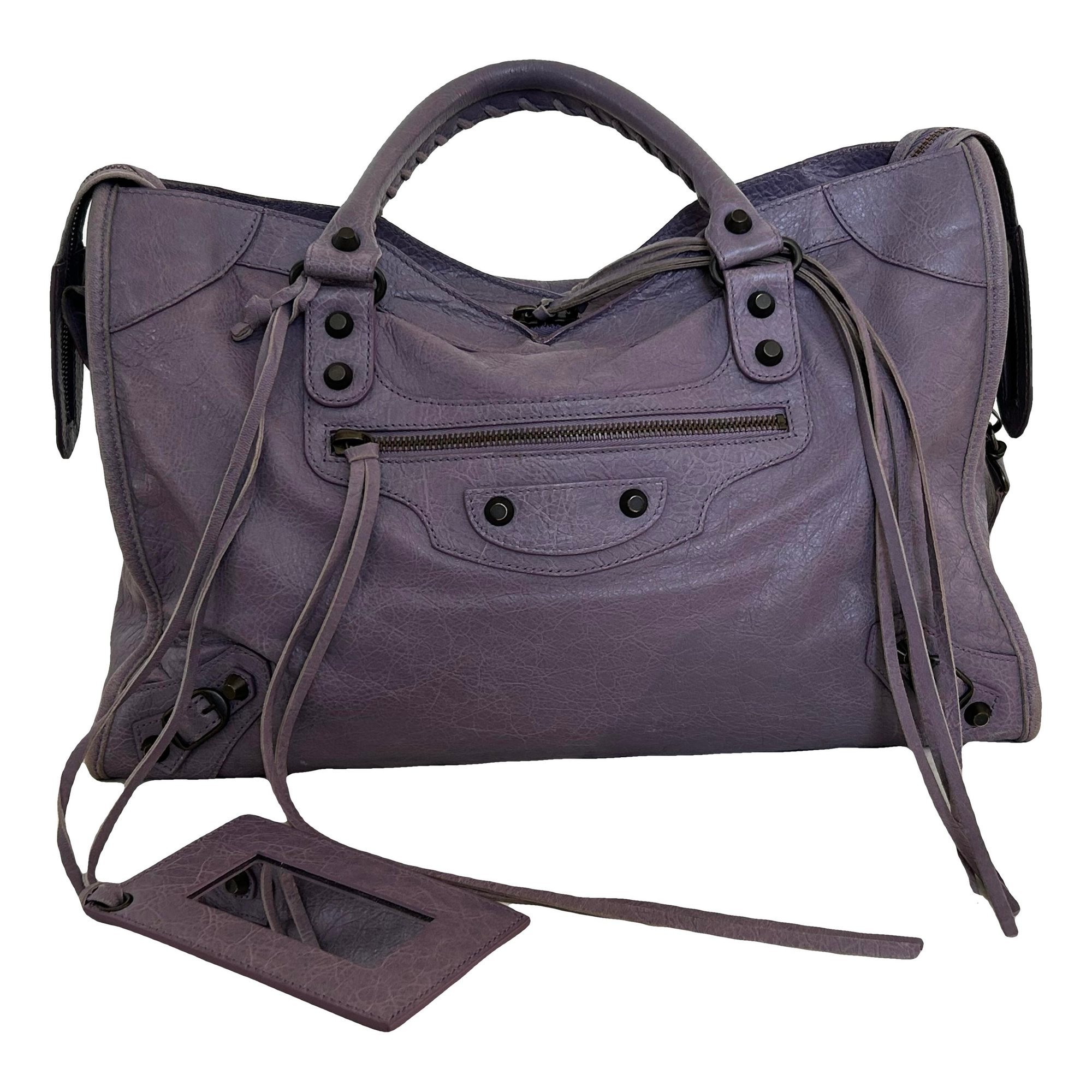 Leather handbag