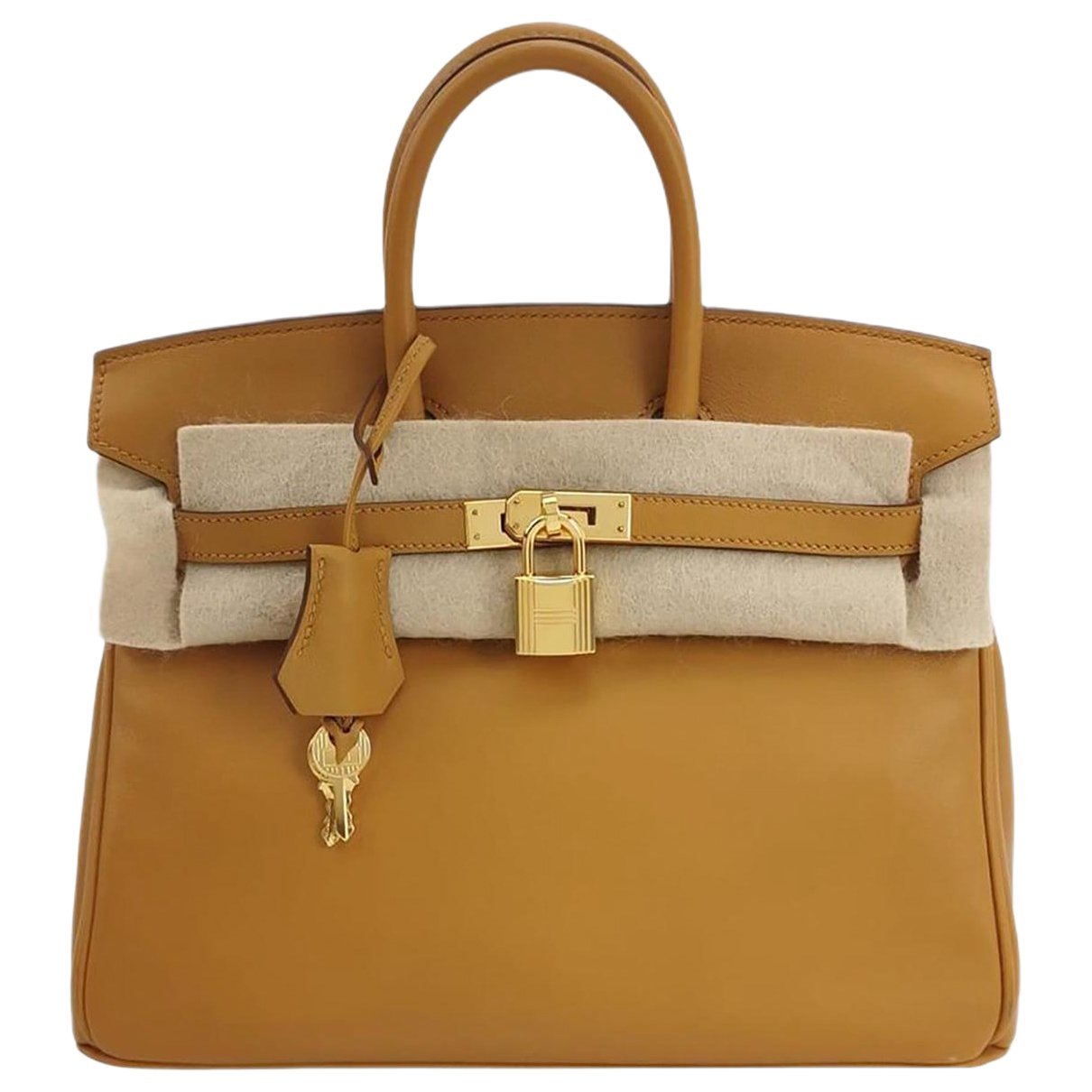 Birkin 25 leather tote