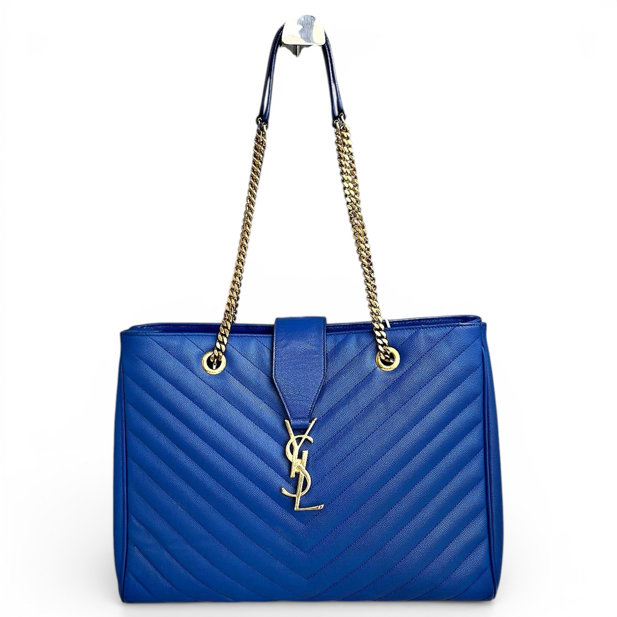 Shopping monogramme leather handbag