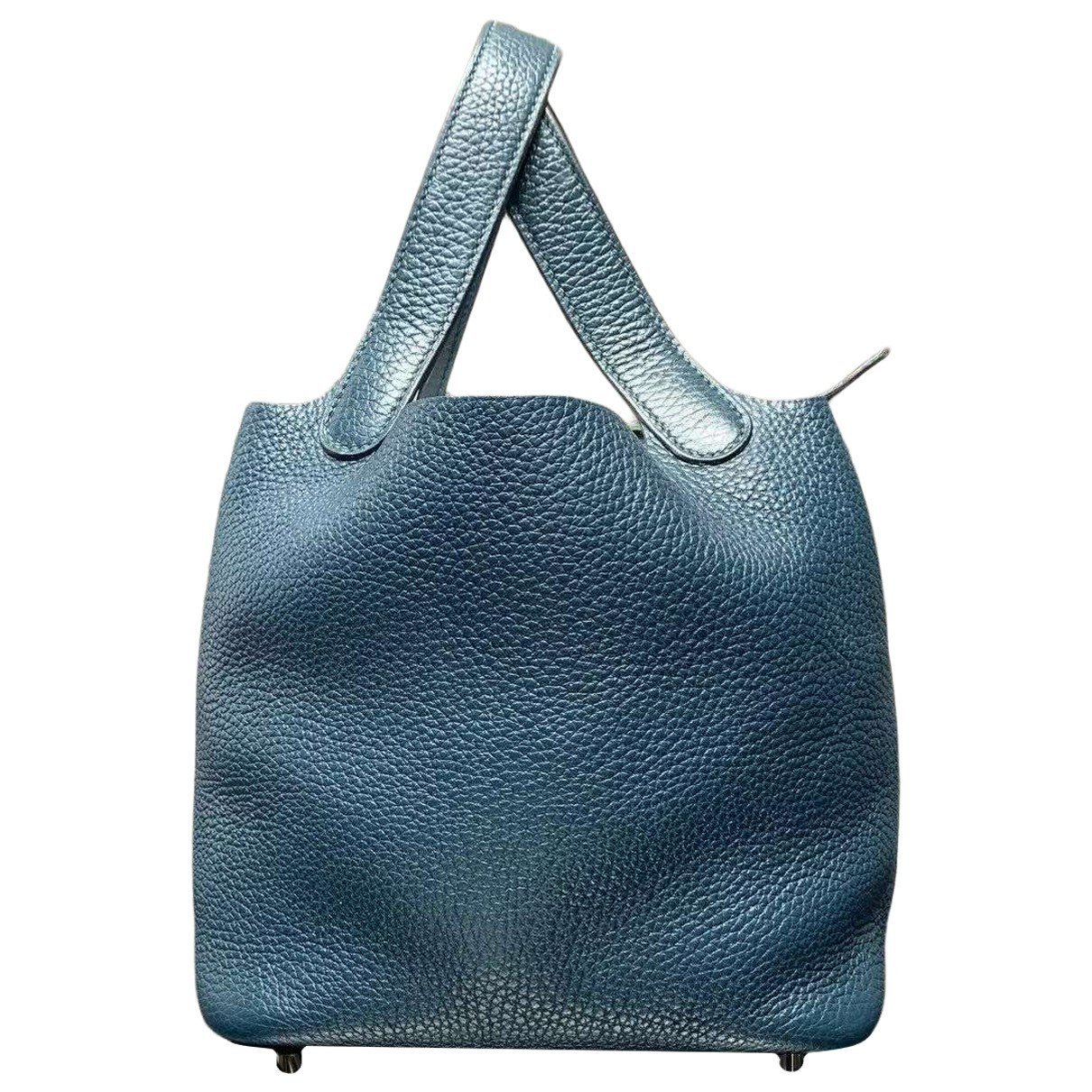 Picotin leather handbag