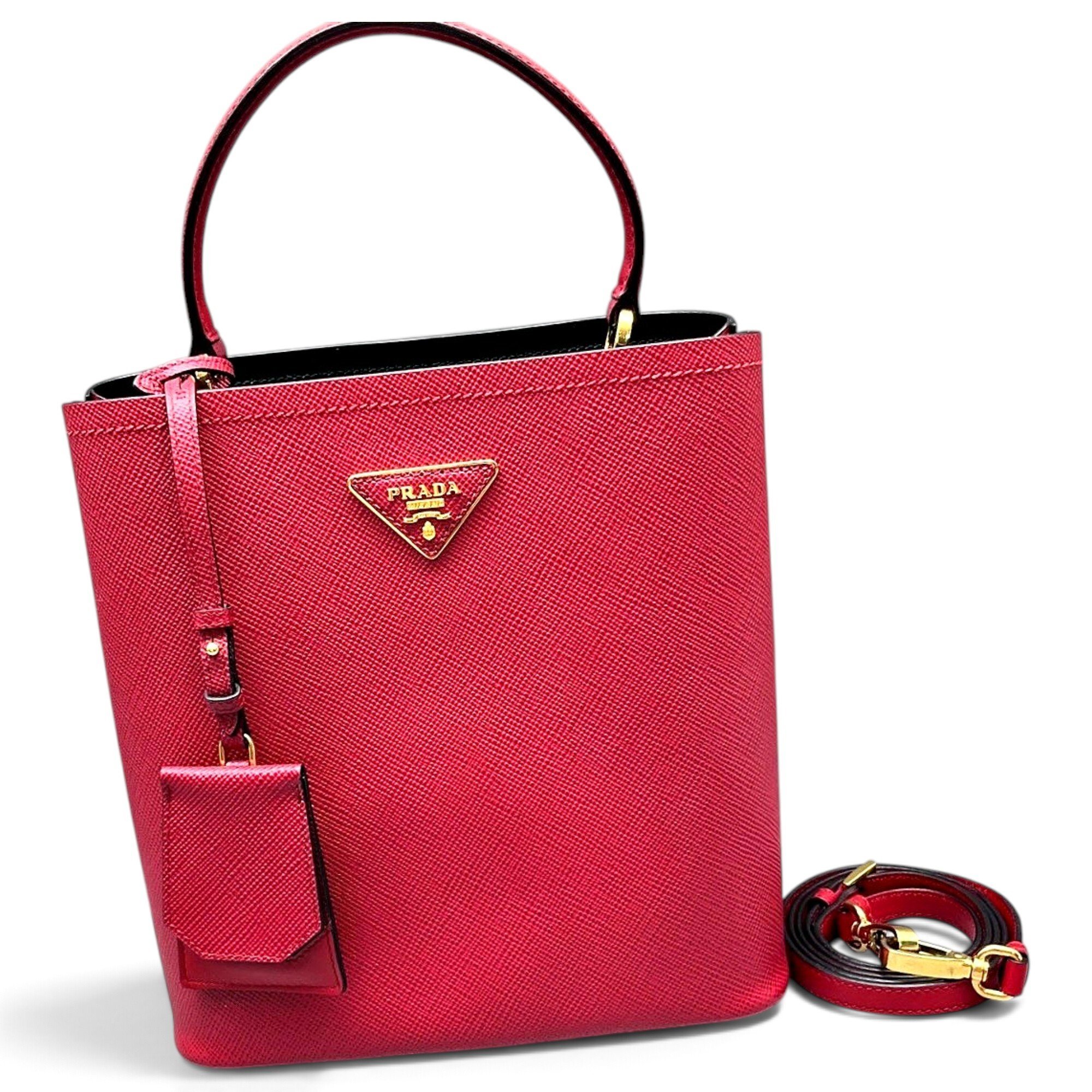 Panier leather handbag
