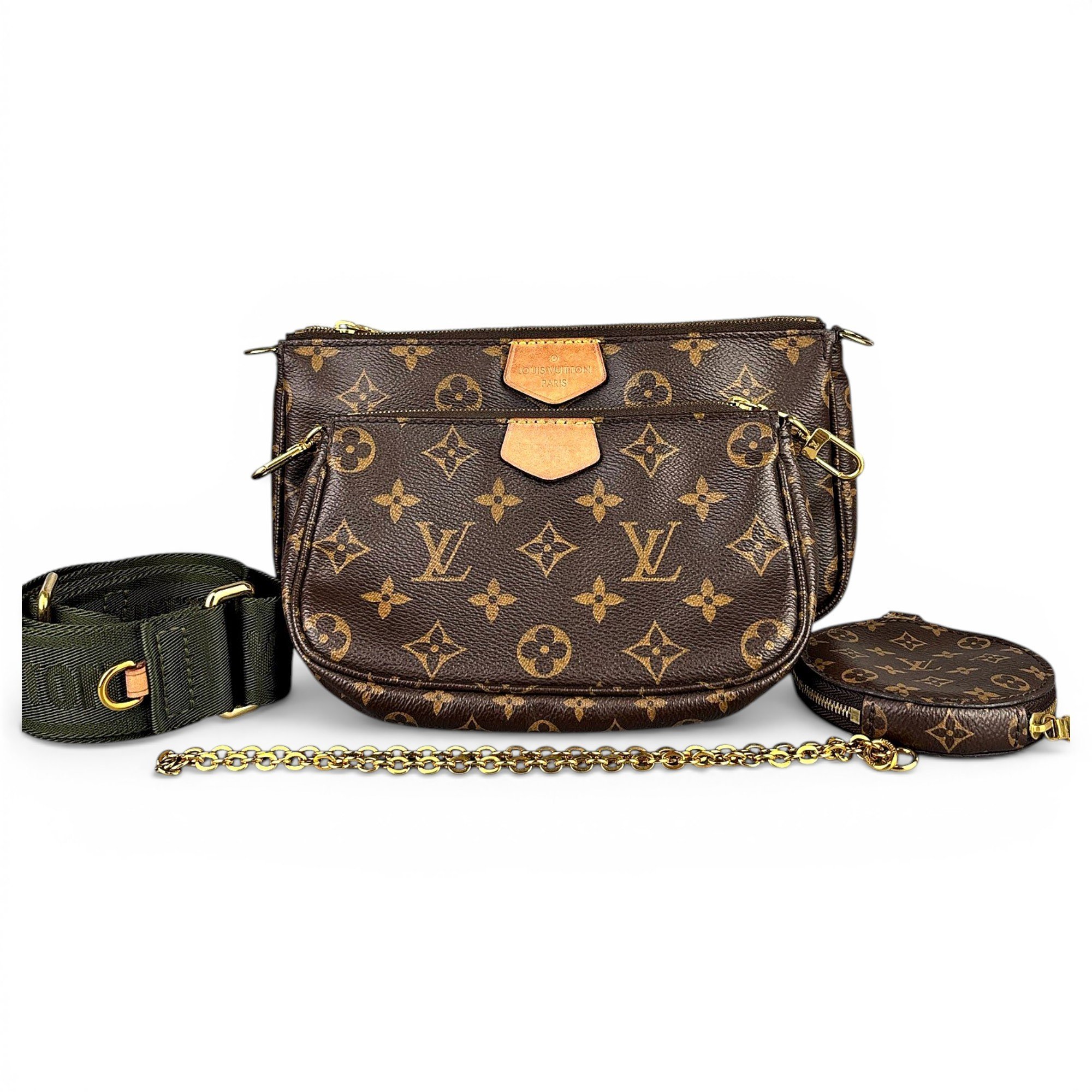 Multi Pochette Accessoires leather handbag