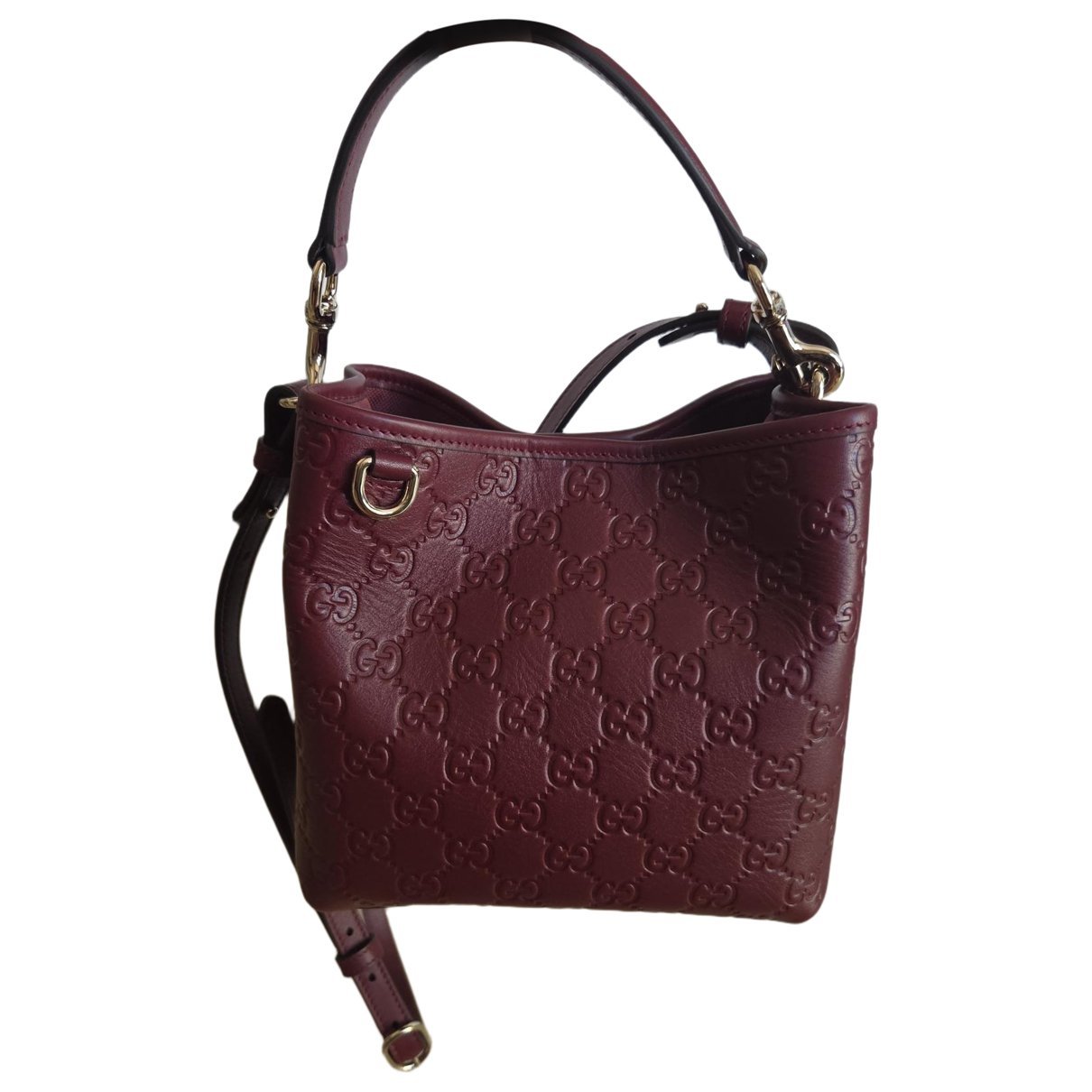GG Marmont Bucket leather handbag