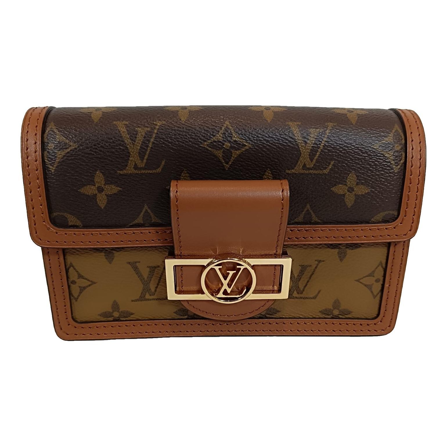 Dauphine leather handbag