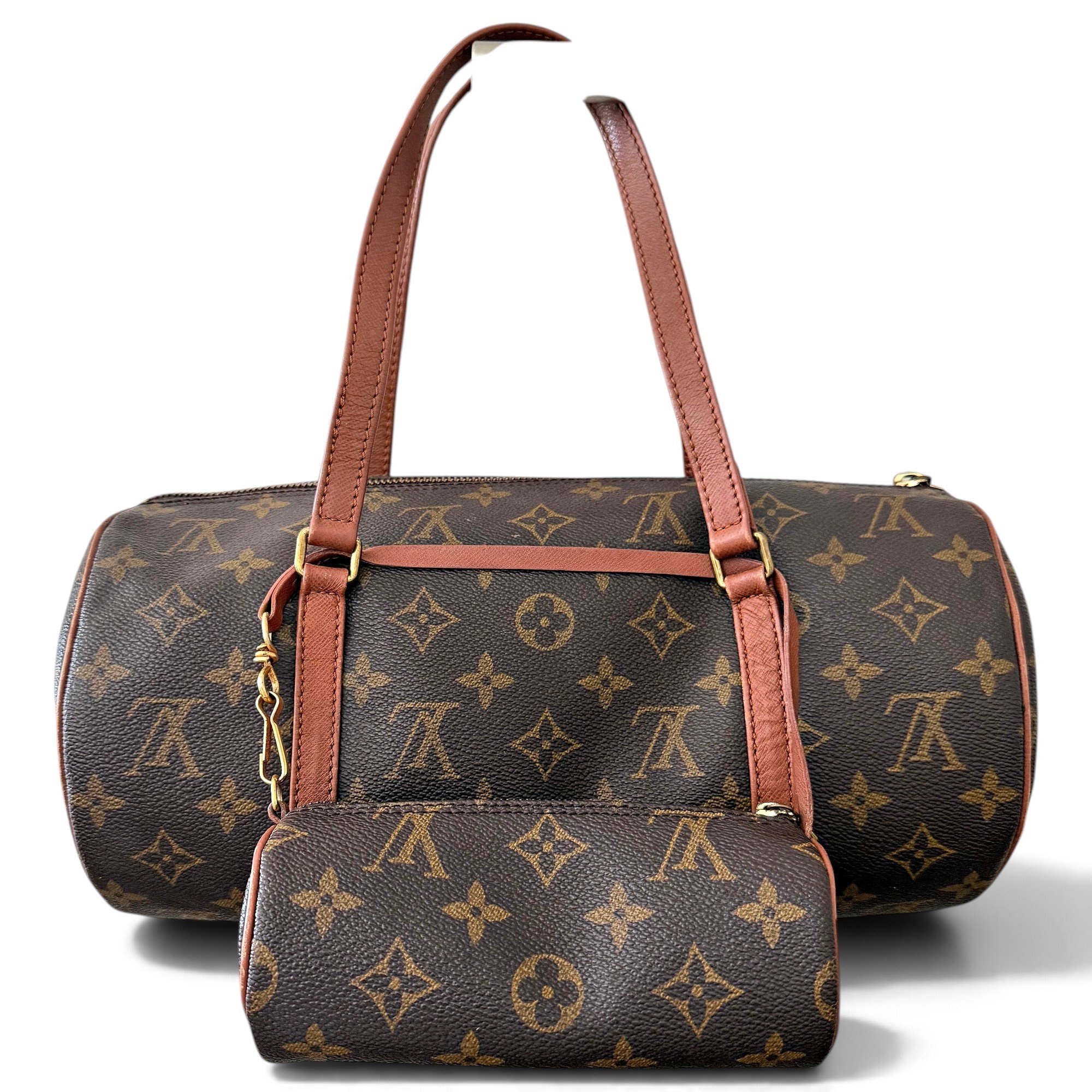 Papillon leather handbag